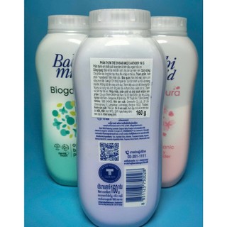 (Hàng mới) Phấn rôm BABI MILD cao cấp cho bé 160g