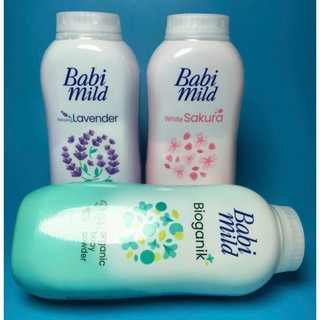 (Hàng mới) Phấn rôm BABI MILD cao cấp cho bé 160g
