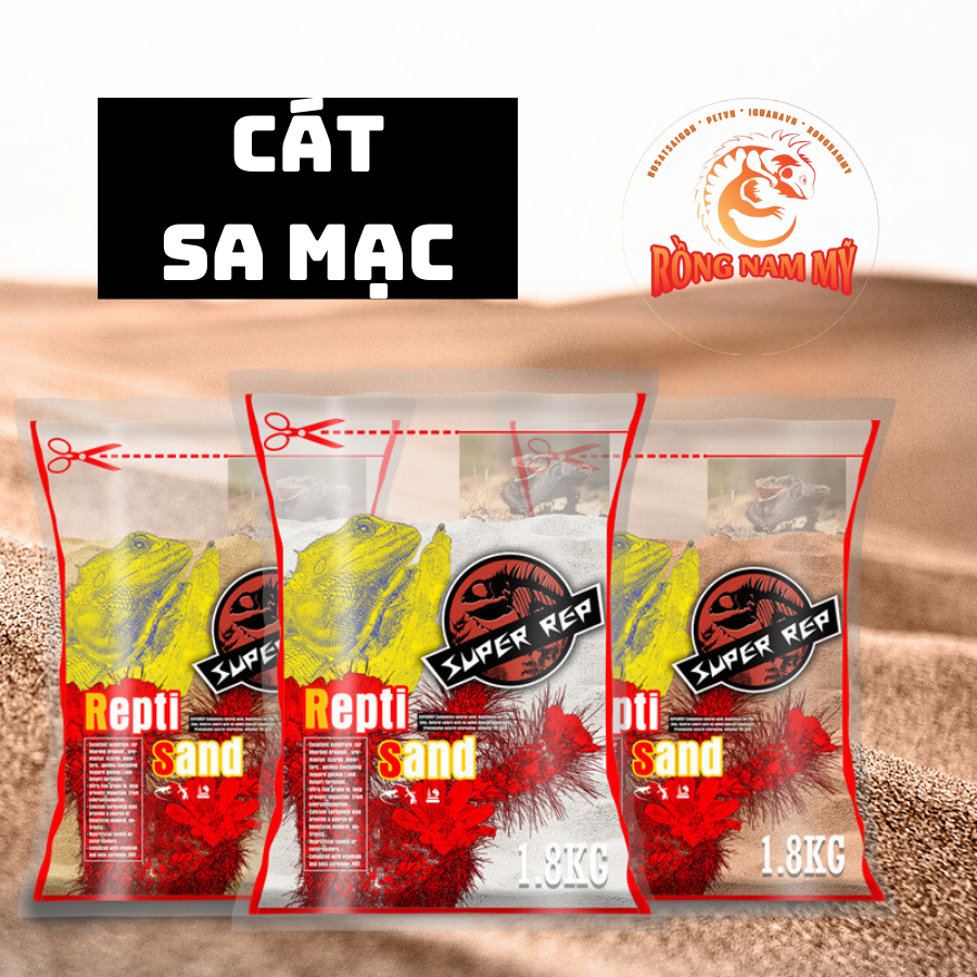 CÁT SA MẠC SUPER REP LÓT CHUỒNG CHO BÒ SÁT, ĐỘNG VẬT SA MẠC, BEARED DRAGON, RỒNG ƯC, HORNED LIZAR, S