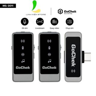 Micro Thu Âm Không Dây Gochek Ultra S24 Ultra - Micro Ghi Âm Kết Nối Bluetooth Nhanh Chóng