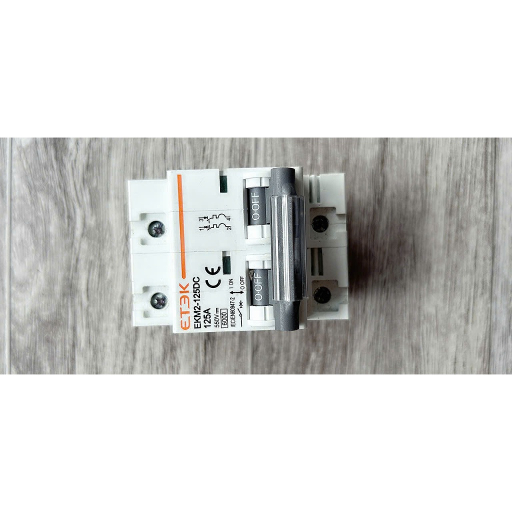 Cầu dao CB DC 125A 2P 550V ETEK