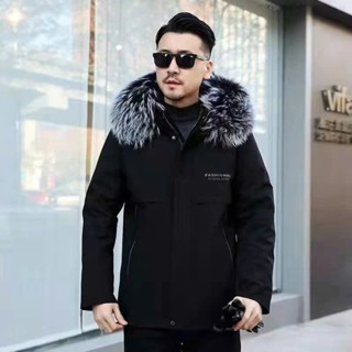 Áo Khoác  Parka Dáng Lửng Lông Mềm Mịn Áo Khoác Thời  Trang Nam Nữ
