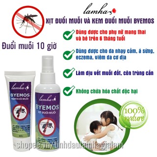 Kem chống muỗi và xịt chống muỗi BYEMOS |Lam Hà| 
