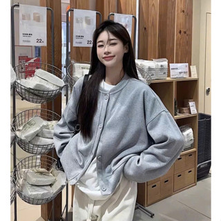  Áo Khoác Tiểu Thư Cài Cúc Chất Nỉ Cotton Dày Dặn Mềm Mại Không Xù X.STORE 