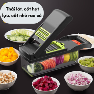 Bộ Dụng Cụ Cắt Gọt Rau Củ NhiềuChi Tiết Dùng Cho Nhà Bếp Máy cắt rau củ đa chức năng thái lát bào sợi FAMAHA