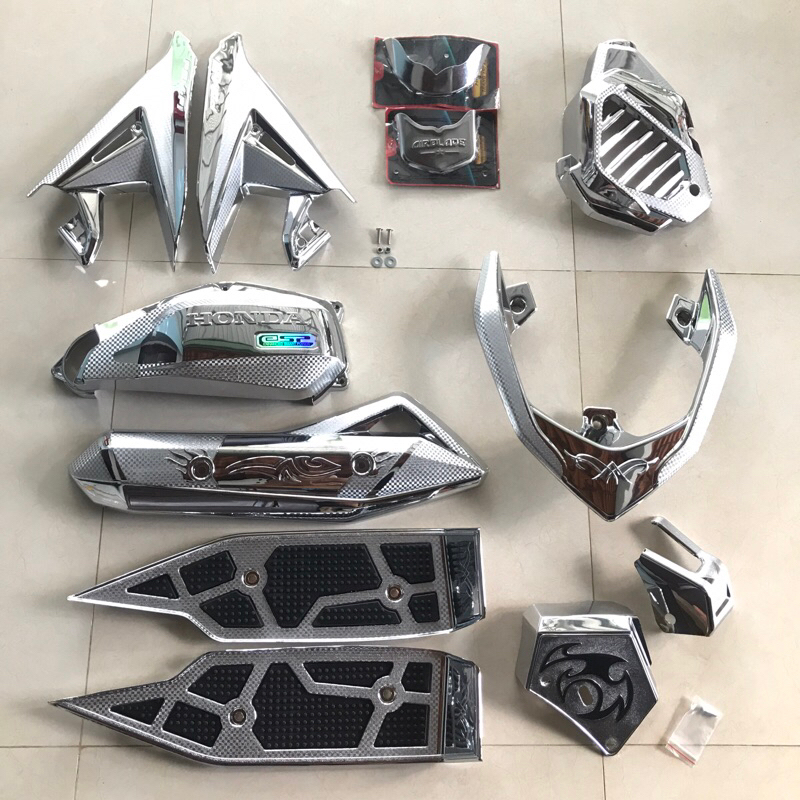 COMBO phụ kiện AB AIR BLADE 2013-2014-2015 mạ crom (Hàng loại 1 cao cấp)