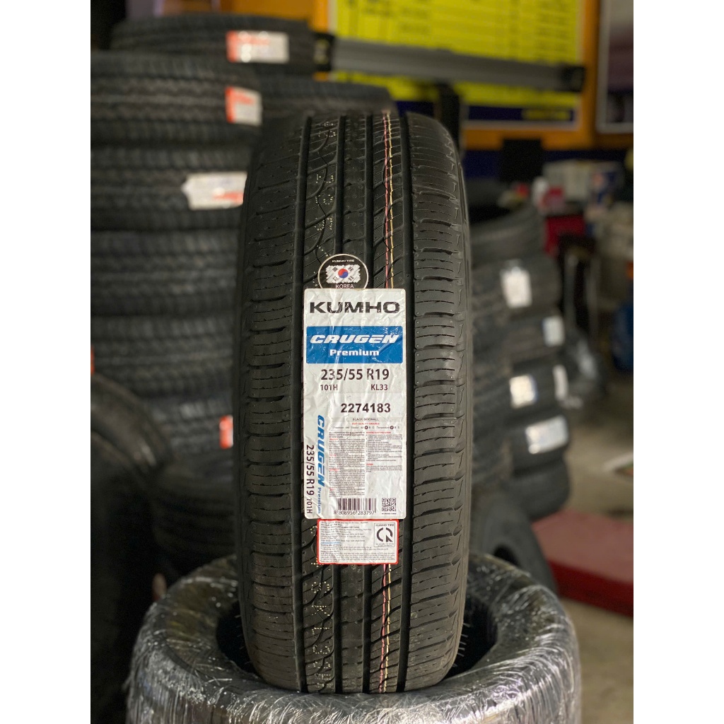 Vỏ Lốp Kumho 235/55R19 lắp Huyndai Santafe date 24