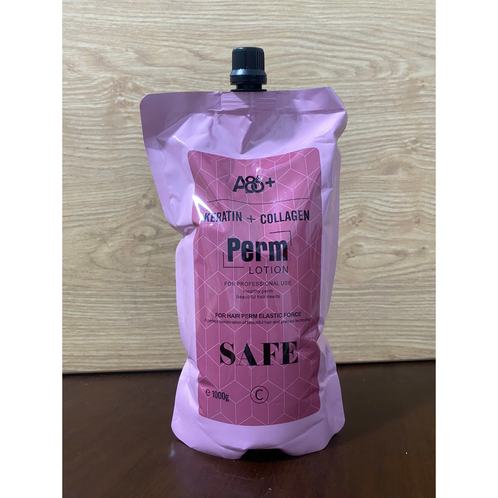 Kem dập duỗi không căn mềm hóa A86 túi C hồng 1000ml