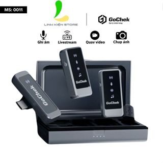 Micro Thu Âm Không Dây GoChek Ultra S24 - Thiết Bị Ghi Âm Công Nghệ Smart CSC Lọc Âm Tốt