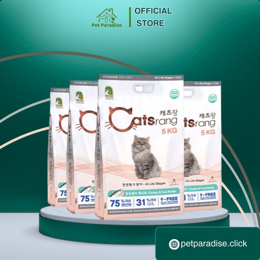 Thức Ăn Hạt Cho Mèo Catsrang Bao 5kg