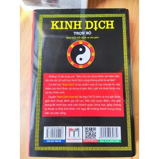 Sách - Kinh Dịch Trọn Bộ (Bìa đen, Cứng)