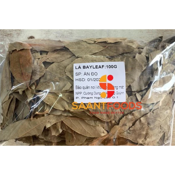 Lá bayleaf khô (nguyệt quế) - 100 gr