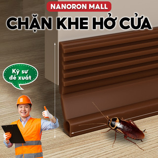 Gioăng cao su chắn khe cửa ngăn gió bụi hạn chế thoát hơi điều hòa, ngăn côn trùng NANORON GN