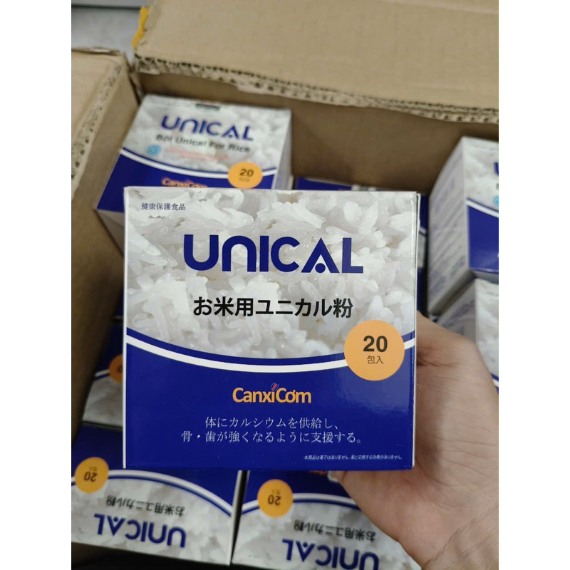 Canxi Cơm Unical Nhật Bản Bổ Sung Canxi Hữu Cơ Cho Bà Bầu Mẹ Bé Và Người Cao Tuổi
