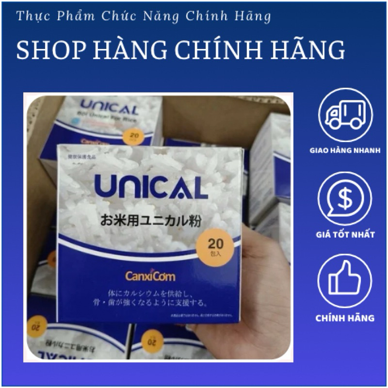 Canxi Cơm Unical Nhật Bản Bổ Sung Canxi Hữu Cơ Cho Bà Bầu Mẹ Bé Và Người Cao Tuổi