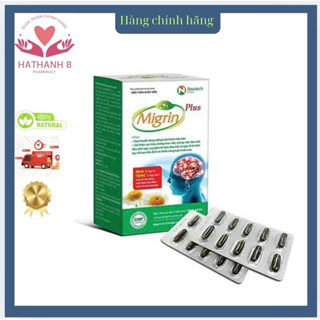 [MUA 2 hộp to tặng 1h nhỏ, 6 hộp 20v tặng 1h ] Thực phẩm bảo vệ sức khoẻ Migrin Plus - CHÍNH HÃNG
