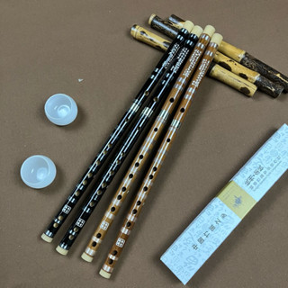 Sáo dizi MUTONG MT1, dizi khớp inox chuẩn âm màu nâu và đen