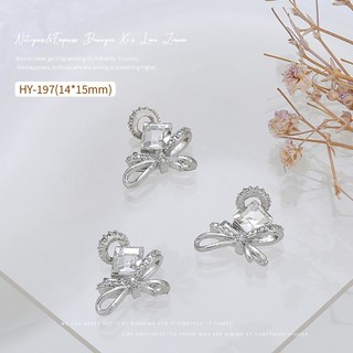 Charm đính móng mix đá charm bạc đá đính móng - giá 1 charm GR23