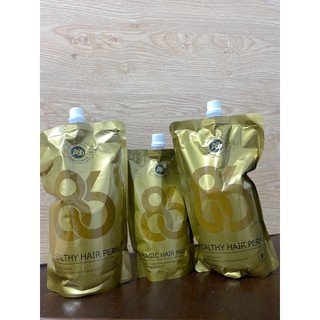 LẺ TÚI Uốn A KHỎE MÀU VÀNG A86 không cần canh mềm hóa Hương socola dành cho tóc khỏe 1000ml