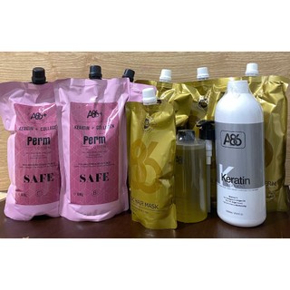 Dập Uốn A86 Hương Socola không căn mềm hóa dành cho tóc khỏe túi B vàng 1000ml