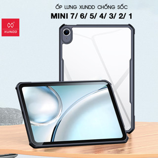 [Hỏa Tốc HCM] Ốp lưng XUNDD iPad Mini 6/7 / Mini 5/4 / Mini 3/2/1 (BEETLE SERIES) - Chống sốc, Mặt lưng trong, Viền TPU