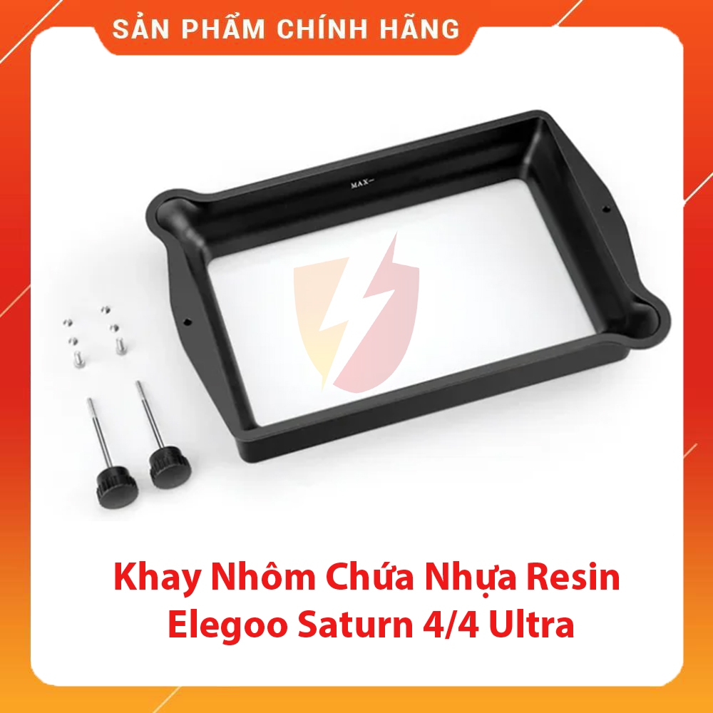 Khay Nhôm Chứa Nhựa Resin Elegoo Saturn 4/4 Ultra, Khay chứa nhựa resin (VAT nhôm) cho máy in 3d