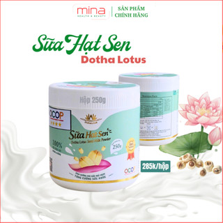 Sữa Hạt Sen Thuần Chay Dotha Lotus 250g - Sữa Thực Vật Bổ sung Dinh Dưỡng và Năng Lượng từ Hạt Sen giúp bạn ngủ ngon hơn