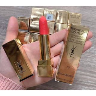   CHÍNH HÃNG 100%  SON LÌ Y ROUGE PUR COURURE #52 ROUGE ROSE 