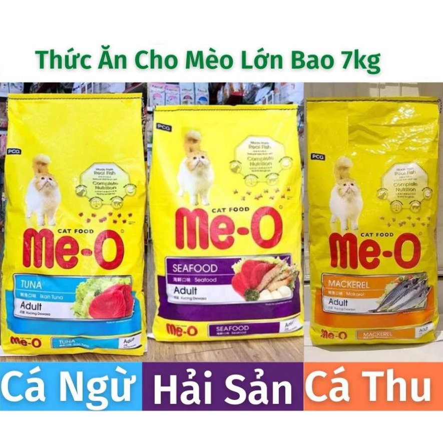 Thức ăn hạt Me-o bao 7kg cho Mèo trưởng thành - ThuCung3Mien