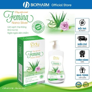  Dung dịch vệ sinh FEMINA Nano Silver 