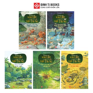 Sách - Truyện tranh khoa học về các loài côn trùng 5 tập (2024) - Đinh Tị Books