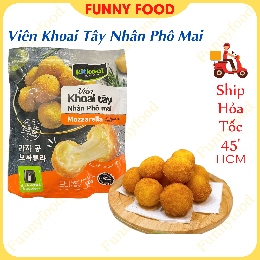 Viên Khoai Tây Nhân Phô Mai – Phô Mai Mozzarella – Món Chiên, Ăn Vặt – Funnyfood