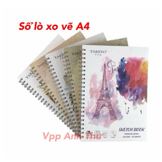 Sổ tập vẽ a4 takeyo 8524 kt : 20,5 x 29,5 cm