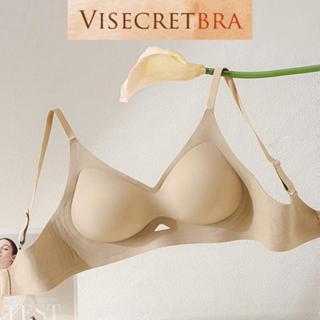 Áo Ngực Áo Lót Bra Nữ Su Mỏng Không Gọng Mút Đệm Tròn Gom Quả Chống Xệ Hạn Chế Ngấn Mỡ Lưng --241050