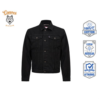 Áo Khoác Denim/Jeans Nam Type III 15Oz - onewashed selvedge denim, dáng regular, màu đen - Copper Denim