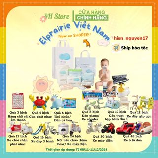 [NGUYÊN THÙNG 4 BỊCH] Tã/Bỉm ELPRAIRIE HÀN QUỐC Dán/Quần Đủ Size S34/M30/L34/XL30/XXL26