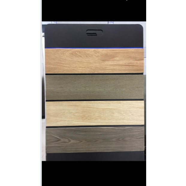 Gạch giả gỗ kích thước 15*60 ốp tường, lát nền nội ngoại thất, quán cafe, nhà hàng, độ bền cao, hàng