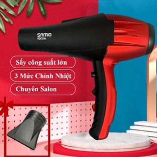 Máy Sấy Tóc SAMIO 6000W 2 Chiều Nóng Lạnh Công Suất Lớn, Máy Sấy Tóc SAMIO Công Suất Lớn Sấy Khô Tóc Nhanh Chóng