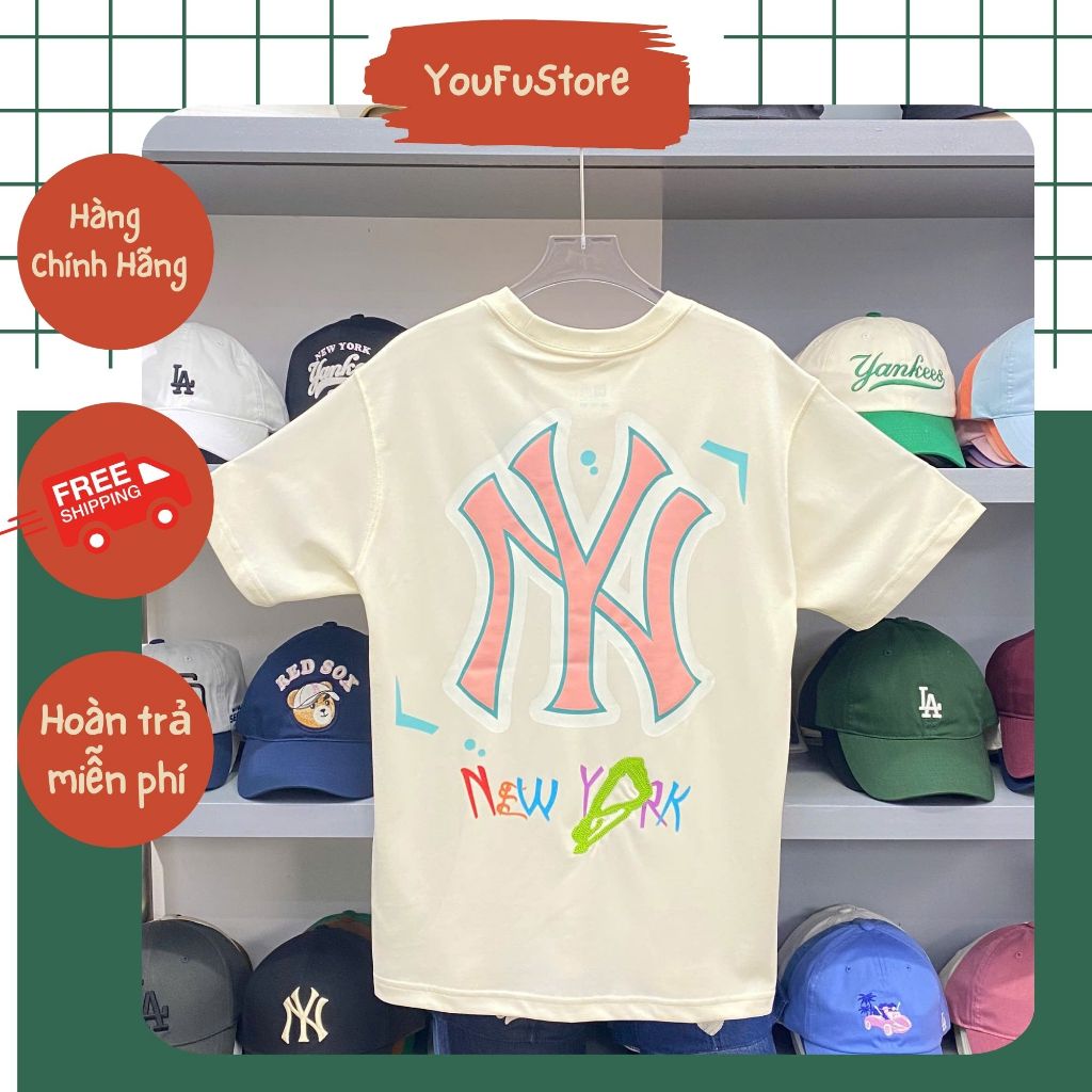 (Auth) Áo Thun New Era Ny Kem Logo Phồng Hàng Chính Hãng | YouFu Store New Era Authentic