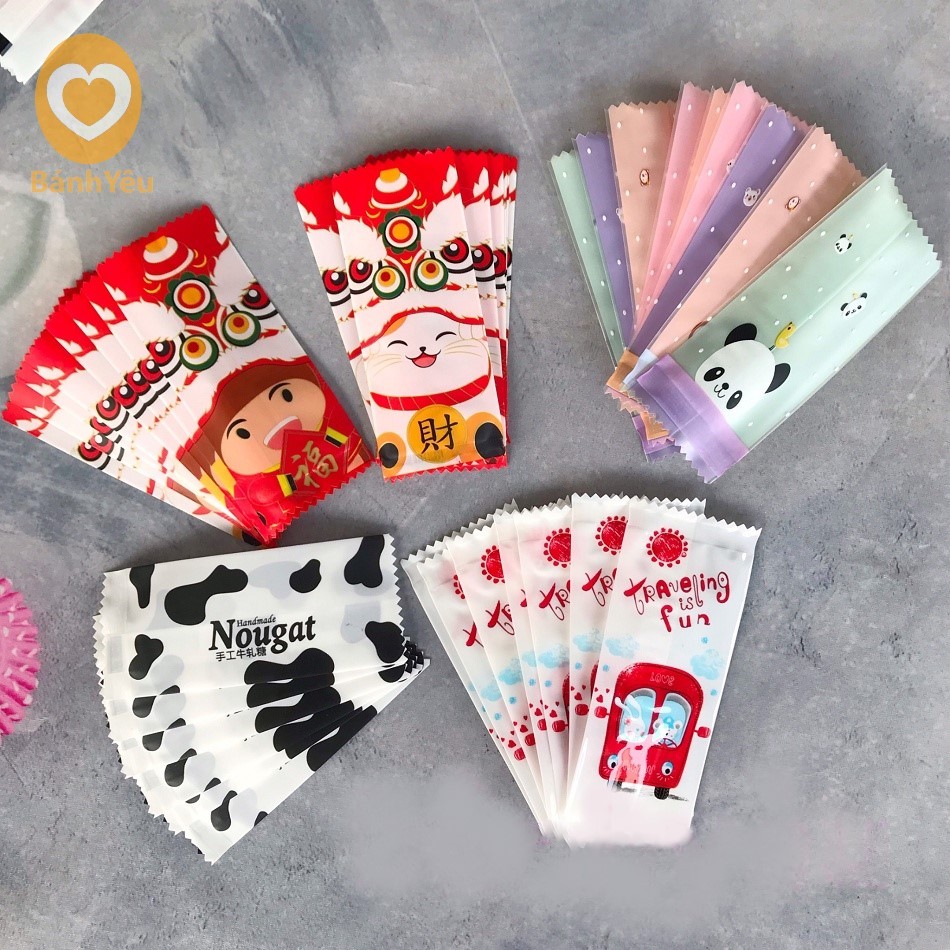 Túi đựng kẹo Nougat hàn miệng