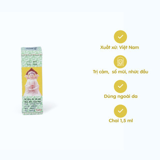 Dầu Phật Linh (Hộp 1 chai 1.5ml)