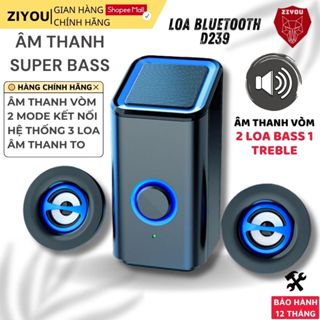 Loa Bluetooth Vi Tính Ziyou SADA D239 Âm Thanh Vòm 9D Sống Động Chân Thực Kết Nối Đa Năng