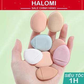  Bông phấn mini xỏ ngón đánh mắt má HALOMI 2g tiện lợi phong cách Hàn Quốc siêu mịn 