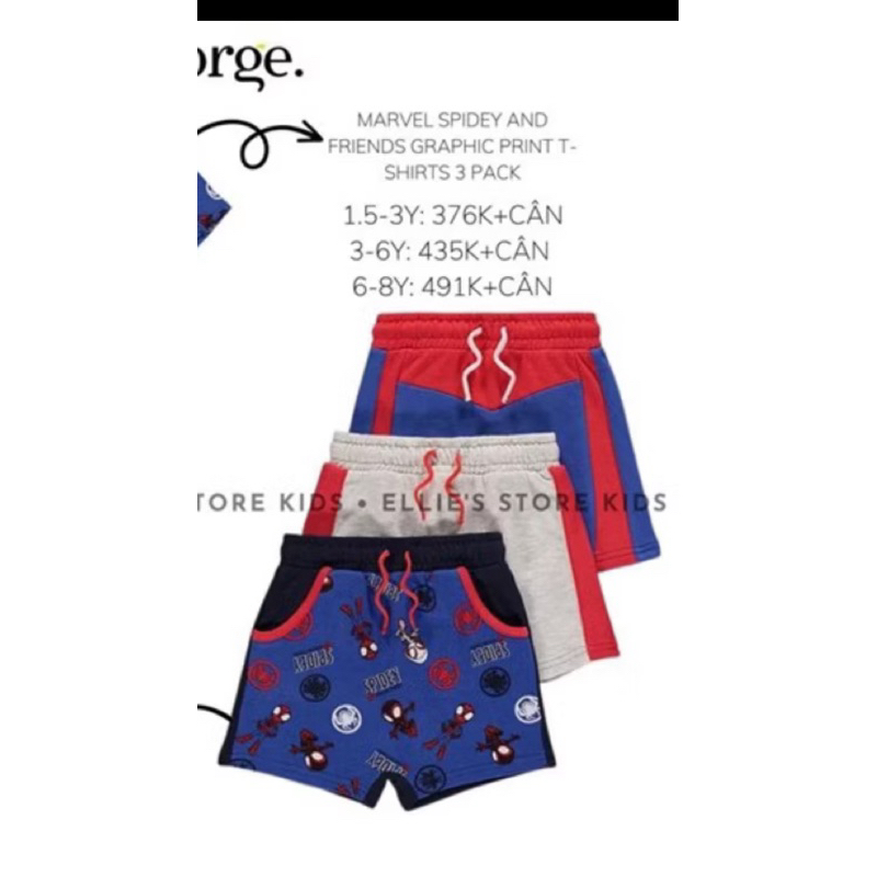 Set quần GEO AUTH  người nhện cho bé