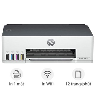 Máy in phun màu HP Smart Tank 210 (3D4L3A) Wireless - In qua thiết bị di động - Hàng Chính Hãng