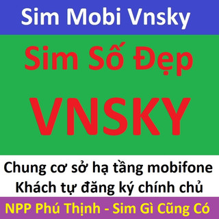 Sim vnSky Miễn phí tháng đầu 120Gb data và miễn phí cuộc gọi