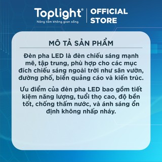 ĐÈN PHA LED TOPLIGHT SIÊU MỎNG SIÊU SÁNG 150W-300W