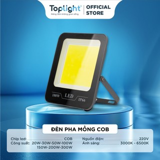 ĐÈN PHA LED TOPLIGHT SIÊU MỎNG SIÊU SÁNG 150W-300W