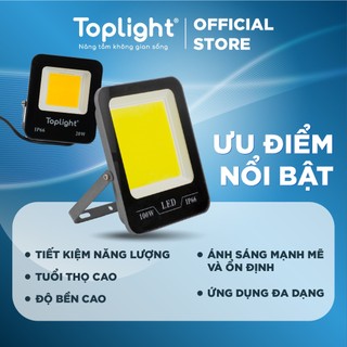 ĐÈN PHA LED TOPLIGHT SIÊU MỎNG SIÊU SÁNG 150W-300W