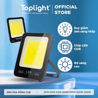 ĐÈN PHA LED TOPLIGHT SIÊU MỎNG SIÊU SÁNG 150W-300W